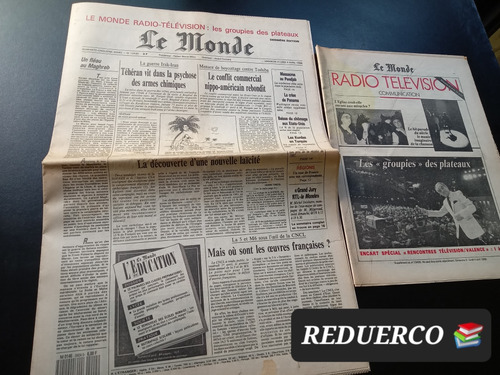 Diario Le Monde En Francés Abril 1988