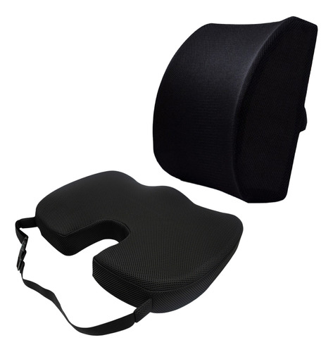 Cojin Lumbar Viscoelástico Asiento + Cojin Espalda Howell