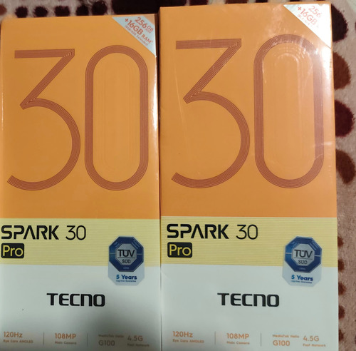 Tecno Spark 30 Pro 256 Gb De Memoria 8 Gb Ram Obsidian Edge Obsidian Edge