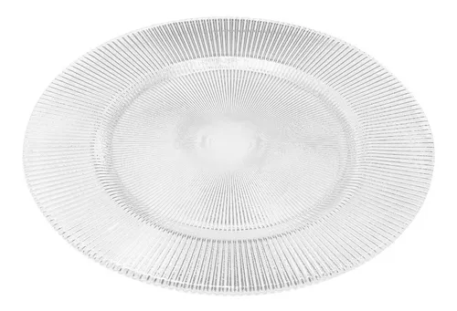 Platos de cristal transparente hotsell