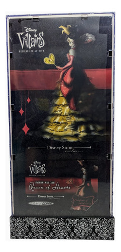 Muñeca Disney. Villains. Designer Collection Queen Of Hearts (Usado)