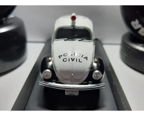 Miniatura Volkswagen Fusca Policia Civil De Sao Paulo 1:43