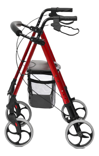 Andadera Rollator Sc-777 Plegable Y Ajustable | Llanta 8inch