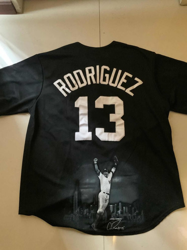 Camisa Majestic Edición Yankees New York Alex Rodríguez