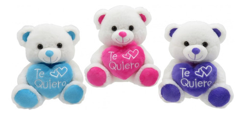 Peluche Oso Con Corazon Te Quiero Woody Toys