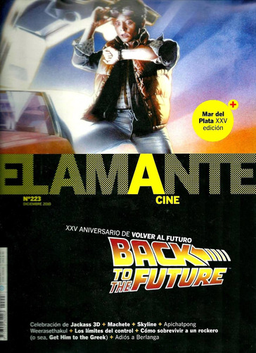 Revista El Amante Cine 223. Diciembre 2010. Volver Al Futuro