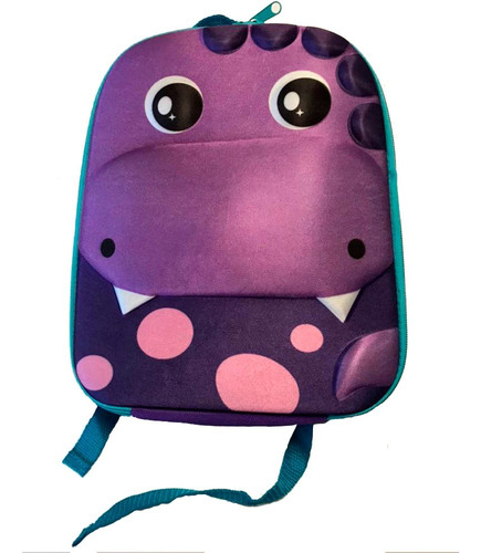 Mochila Conservadora Para Niños Dinosaurio Violeta Infanti