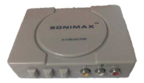 Switch Selector Rca Sonimax Video Av 1x3 Tienda Fisica