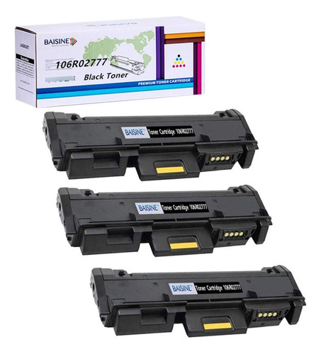 Cartucho De Tóner Negro Compatible 106r Para Tóner Xerox .