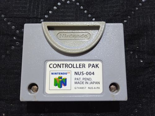 Controller Pak Original Memory Card Nintendo 64 N64 