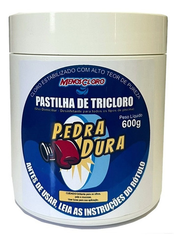 Imagem 4 de 4 de 1 Litro De Menoscloro C/ 3 Pastilhas De Piscina Pedra Dura