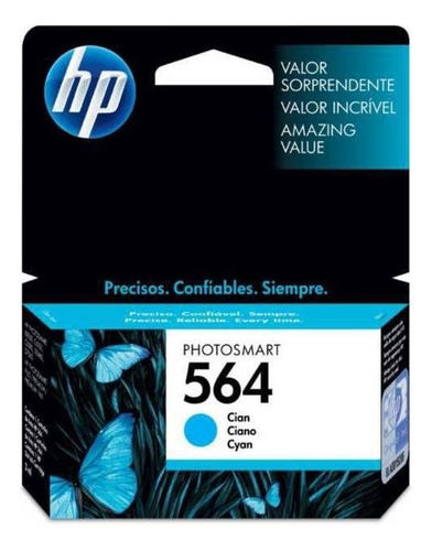 Cartucho de tinta HP 564 CB318wl Cyan 3070a 3520 3526