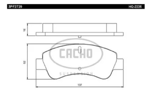 Pastilla De Freno Del P/ Citroen Xsara 01/