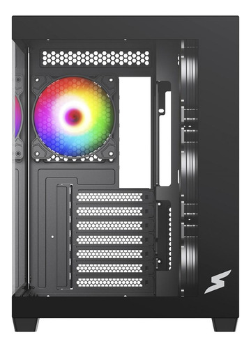 Gabinete Gamer Superframe Fusion, Mid Tower, Preto, Sem Fan