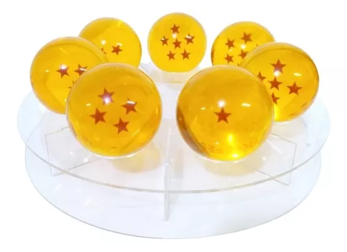 Lote de 7 esferas do Dragão TAMANHO REAL com 7,5 cm de diâmetro ENVIO  IMEDIATO