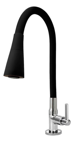 Metais Last torneira flexível cor preto cromado de cozinha mesa gourmet 02 jatos 
