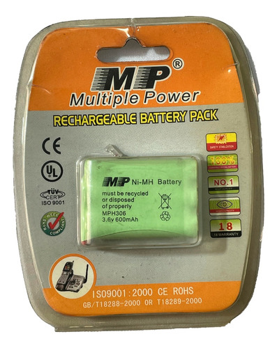 Pila Batería Mp Para Telefono Mph 306