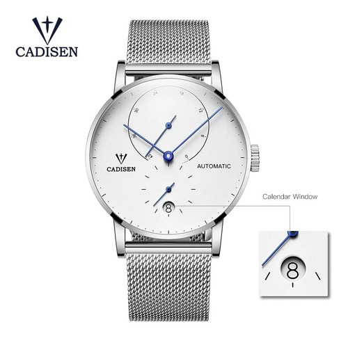 Reloj Ultradelgado Automático De Lujo Para Hombre