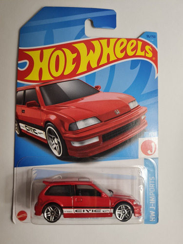 Hot Wheels N° 96 '90 Honda Civic Ef 7/10 Hw J-imports - Mdq