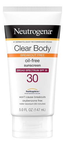 Neutrogena Clear Body - Loción De Protección Solar Líquida S