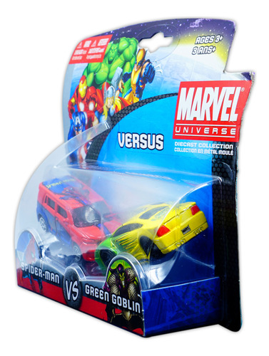Maisto Marvel Car Die Cast Spiderman Vs Green Goblin