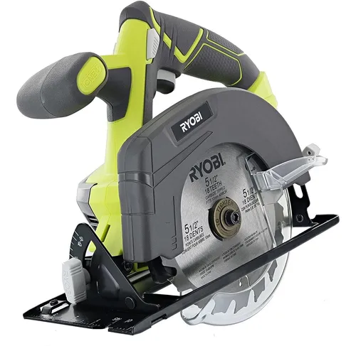 Sierra Circular Eléctrica Ryobi, 5.5'', Inalámbrica, 18v