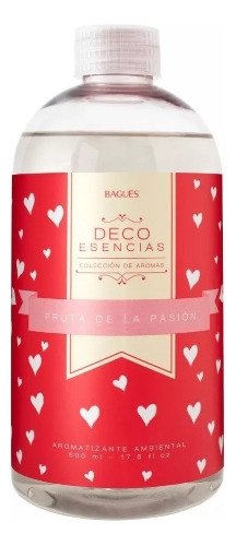 Aromatizador Ambiente Fruta De La Pasion Bagues 500ml C/u