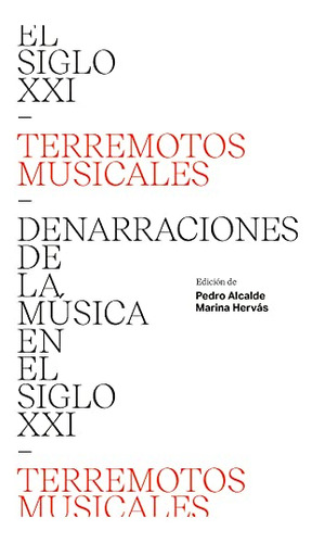 Libro Terremotos Musicales  De Marina  Hervás, Pedro  Alcald