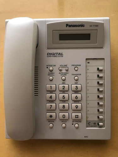 Teléfono Digital Panasonic Modelo Kx-t7565