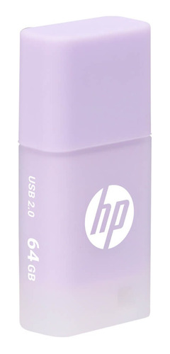 Hp Usb 2.0 V168b 64gb Memoria Lila Pastel