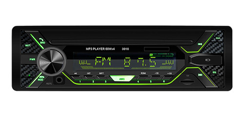 Estéreo De Coche Con Radio De Coche Car 7 Audio Hevxm Mp3 Bt