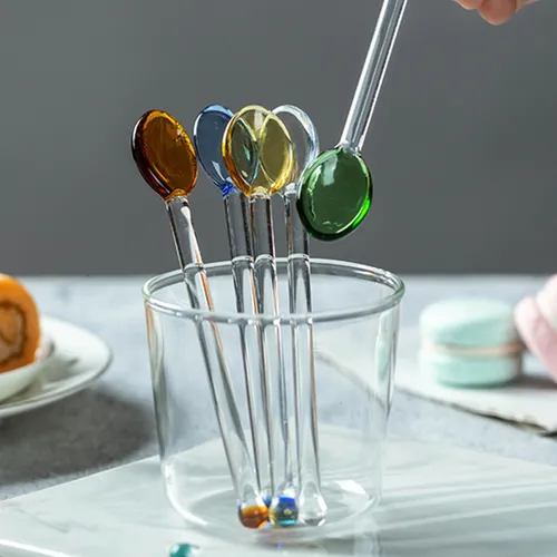 Cuchara De Cristal Para Sal Doméstica, 4 Unidades