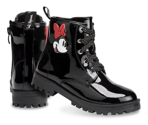 Botas niña online charol negro