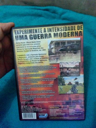 Pc Cd Rom, Delta Force Black Hawk Down (Usado)