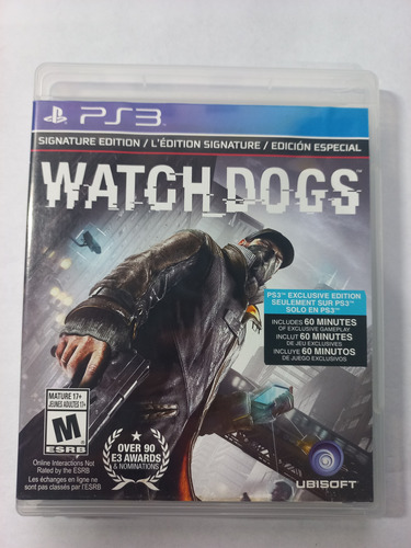 Jogo Watch Dogs Playstation 3 Mídia Física 