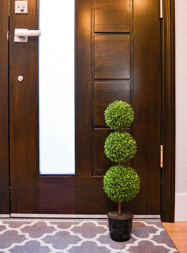 Plantas Artificilaes Topiarias De Boj