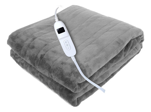 Hubdic Cobija De Calefacción Eléctrica, 50 X 60 Pulgadas, Calefacción Rápida, Cobija Eléctrica Suave Y Acogedora, Apagado Automático Con 6 Ajustes De Calor Y 4 Ajustes De Tiempo, Lavable A Máquina