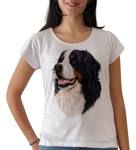 Remera Perro Boyero De Berna Animal Mujer Purple Chick