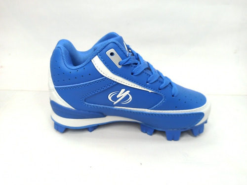 Imagen 2 de 3 de Tacos Zapato De Béisbol Para Niño Azul Yston Talla 28-32