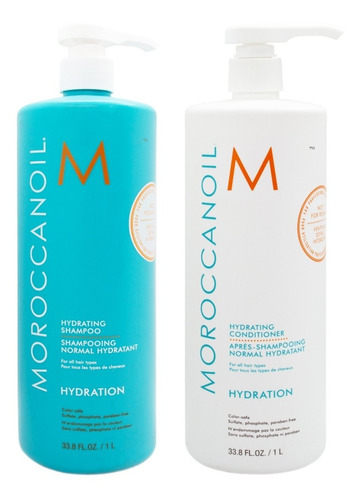 Moroccanoil Hydration Shampoo 1000ml + Acondicionador 1000ml