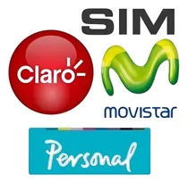 Comprar Chip Prepago Movistar Personal Claro Tuenti Gsm 4g