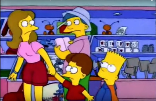 Simpsons Figura Matricula Bort Tierra Tommy Y Daly 3d