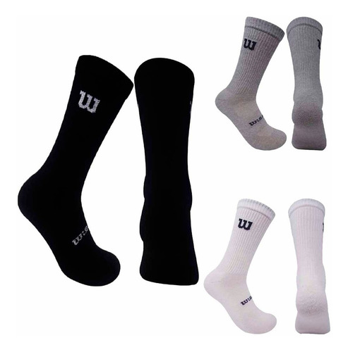 Calcetas Wilson 20 Pares 3/4 Caballero Afelpado Unitalle