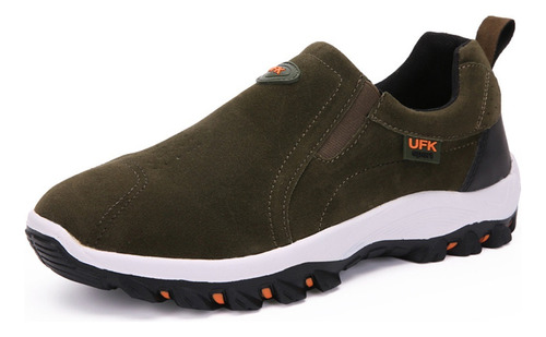 Zapatos Casuales De Trekking Cuero Ligero Para Hombre