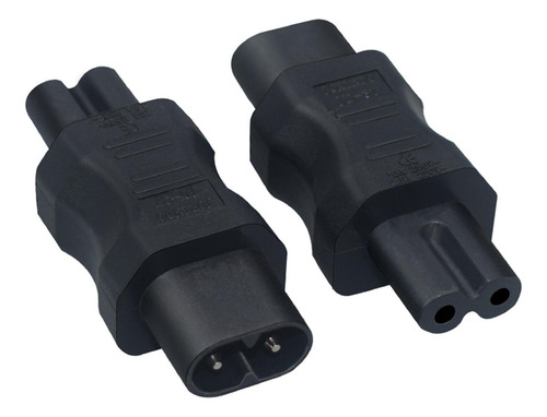 4 Iec320 Macho C8 A C7 Hembra Adaptador De Corriente