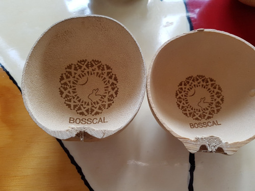 4jicaras De Mezcal C/rodete Y Logo 2oz A 3oz