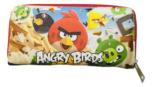 Billetera Importada Angry Birds 19 Cms