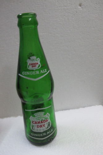 Antigua Botella Del Refresco Canada Dry Ginger Ale 250ml  