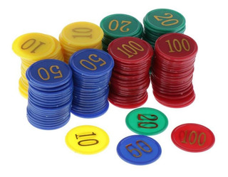 100 Pcs 3.9 Cm Opaco Contando Fichas De Póquer Plástico 100 Pcs 3.9 Cm Opaco Contando Fichas De Póquer Plástico