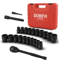 Comprar Jogo Kit De Ferramentas Manuais Chave Catraca 1\u002F2 Dobevi Cor Preto